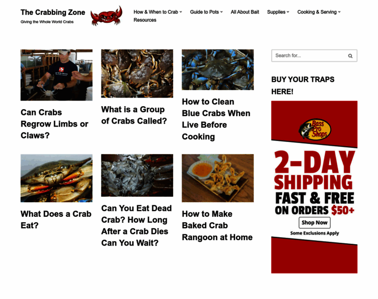 Crabbingzone.com thumbnail