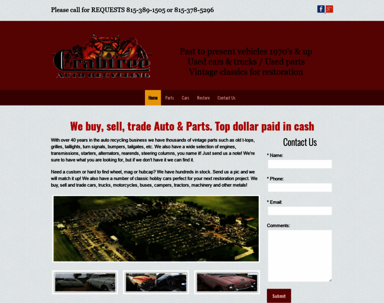 Crabtreeautorecycling.com thumbnail