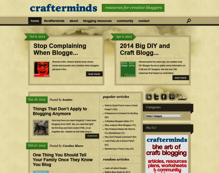 Crafterminds.com thumbnail