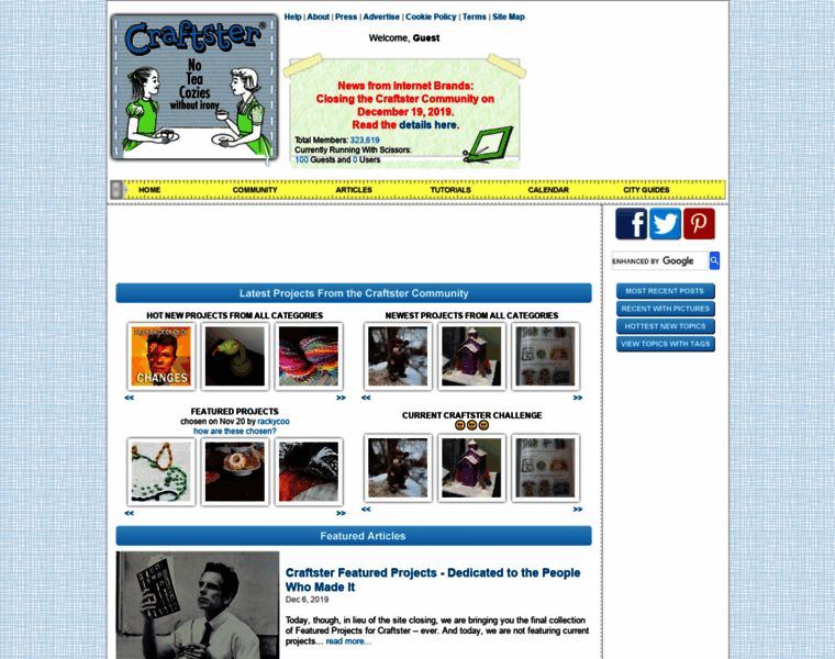 Craftster.org thumbnail