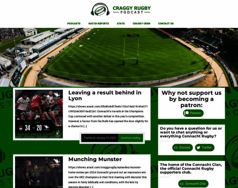 Craggyrugby.com thumbnail