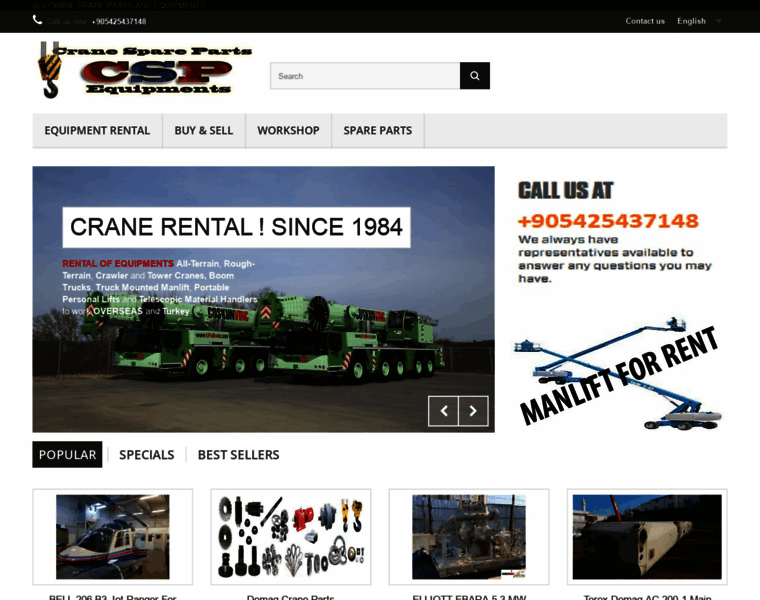 Cranesparepart.com thumbnail