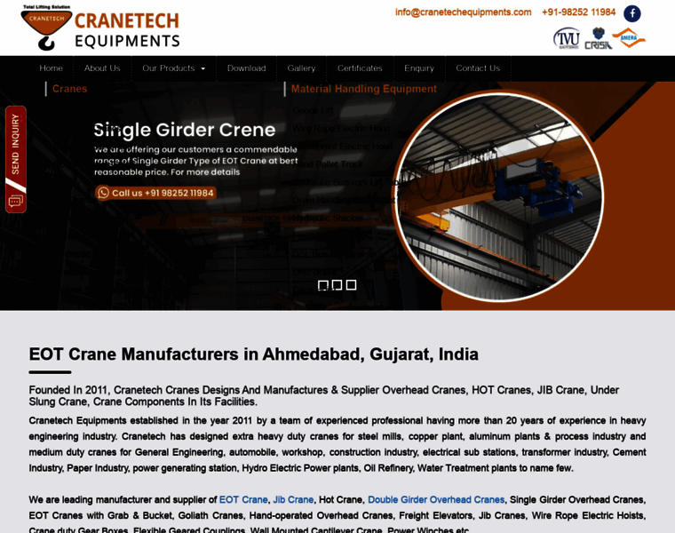 Cranetechequipments.com thumbnail