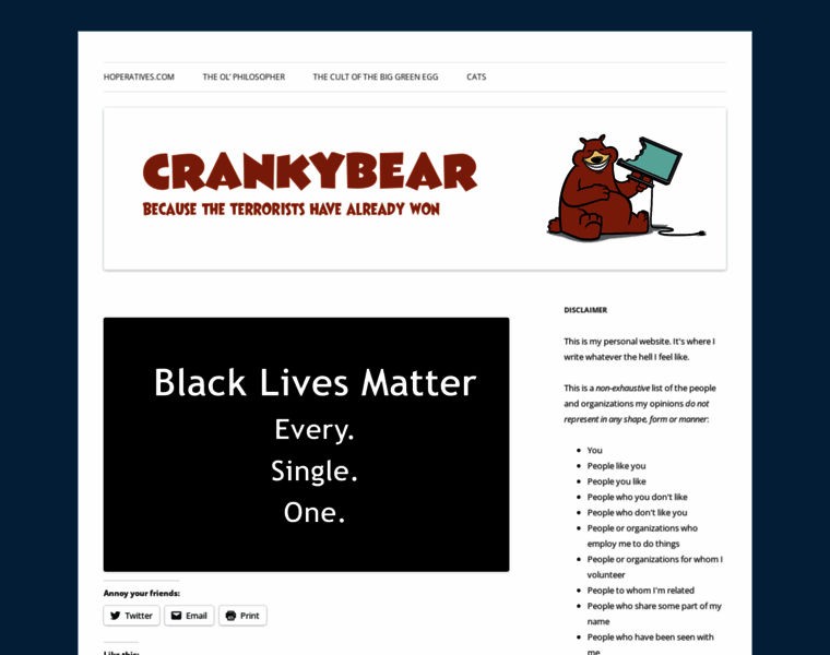 Crankybear.net thumbnail