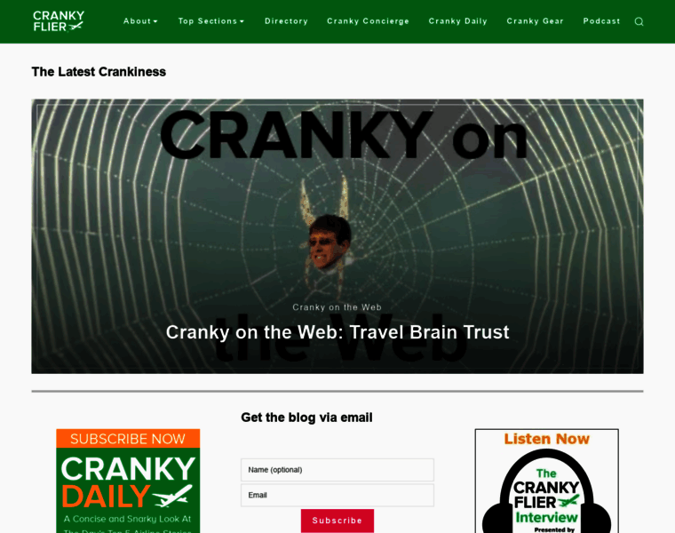 Crankyflier.net thumbnail