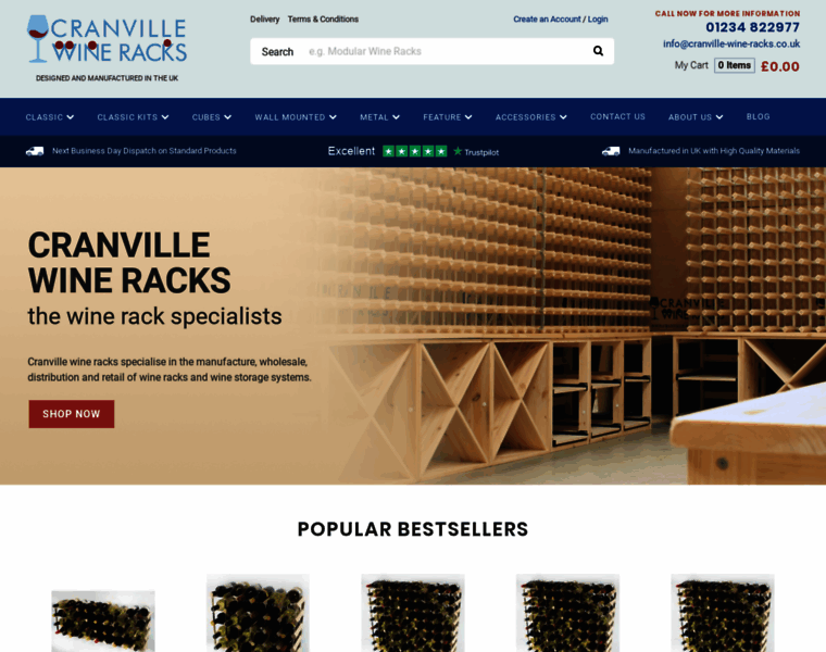 Cranville-wine-racks.co.uk thumbnail