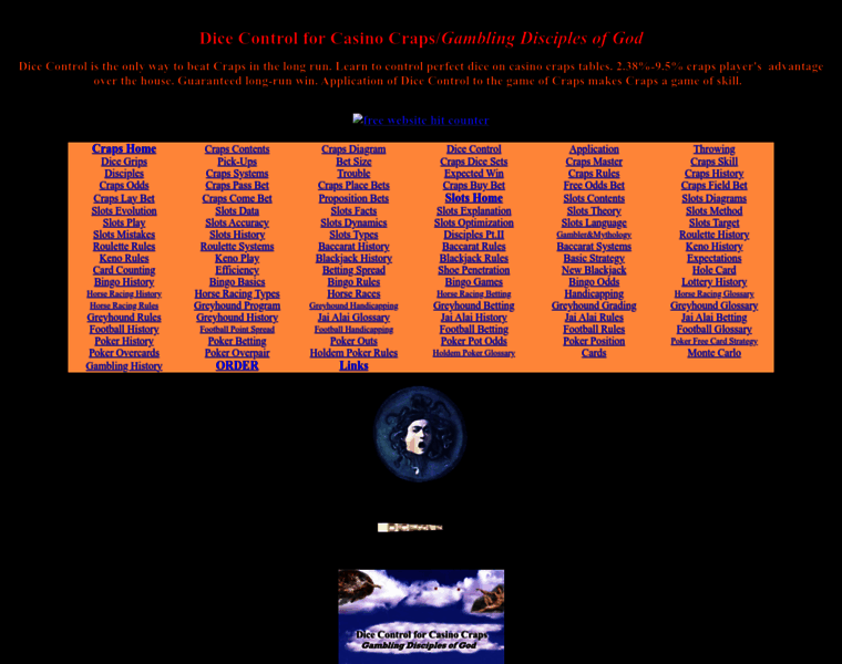 Crapsdicecontrol.com thumbnail