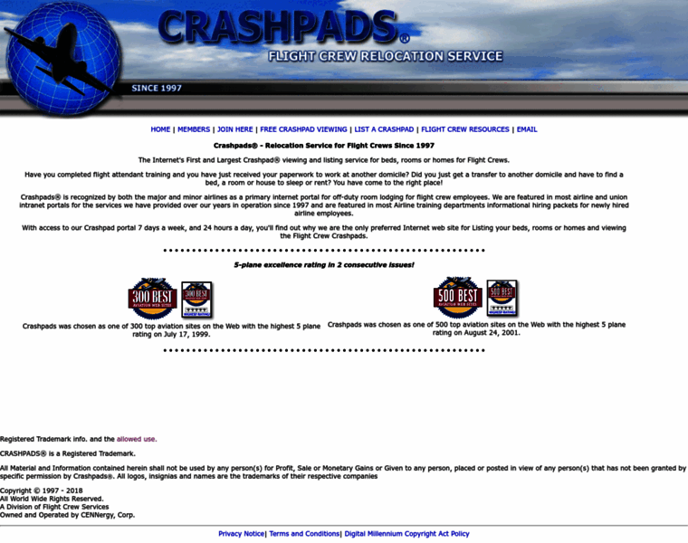 Crashpad.com thumbnail