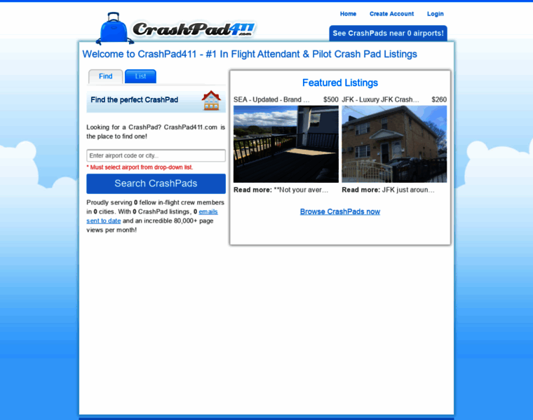 Crashpad411.com thumbnail