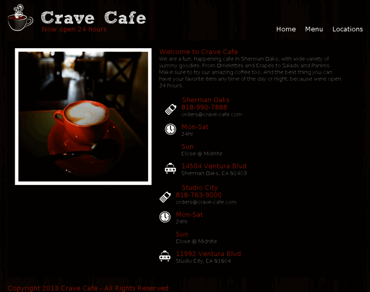 Crave-cafe.com thumbnail