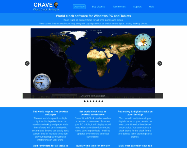 Craveworldclock.com thumbnail