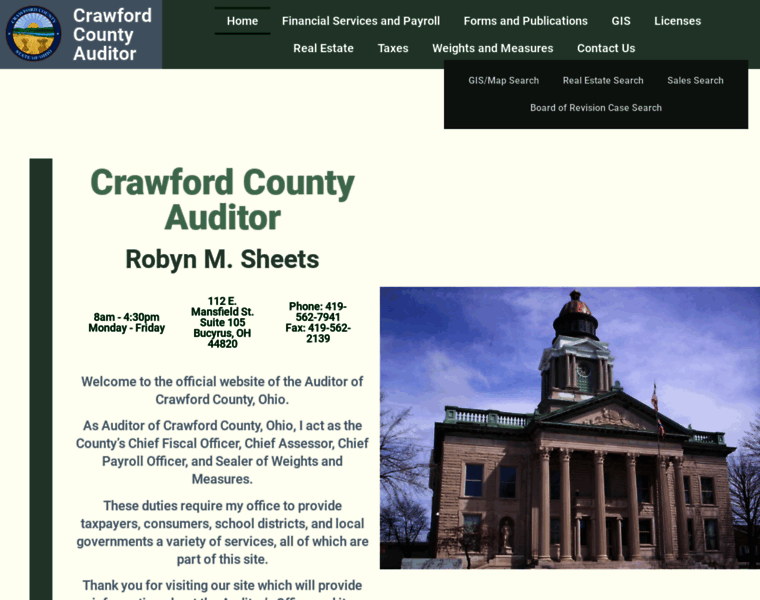 Crawfordauditor.info thumbnail