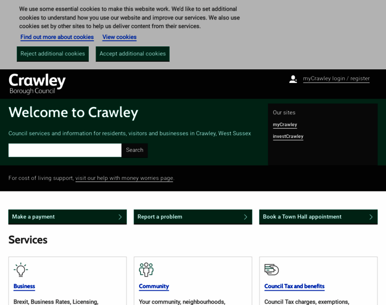 Crawley.gov.uk thumbnail