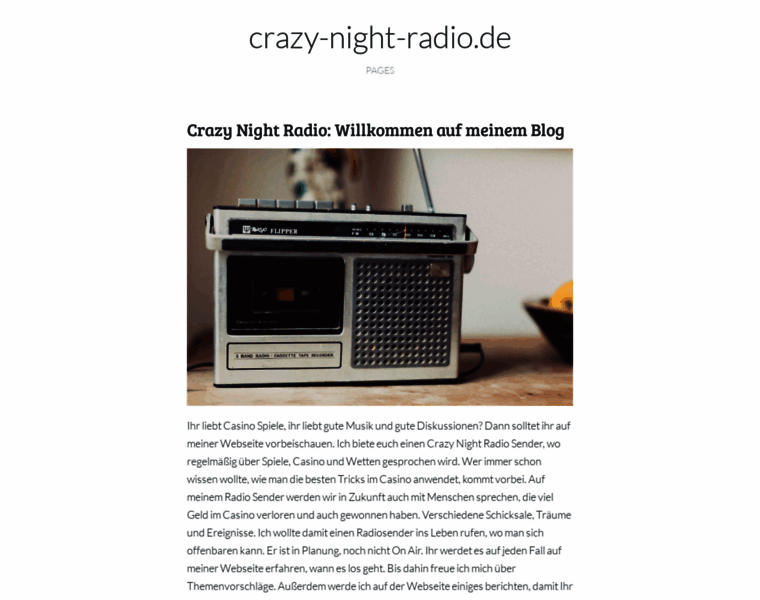 Crazy-night-radio.de thumbnail
