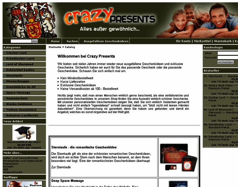 Crazy-presents.de thumbnail
