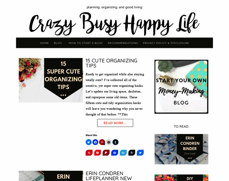 Crazybusyhappylife.com thumbnail