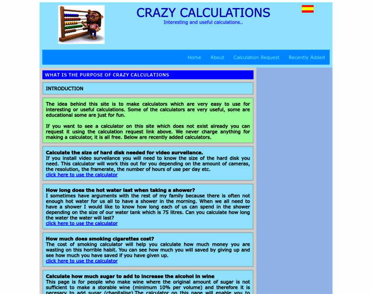 Crazycalculations.com thumbnail
