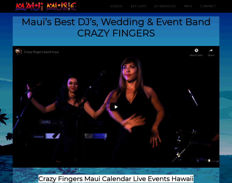 Crazyfingersmaui.com thumbnail