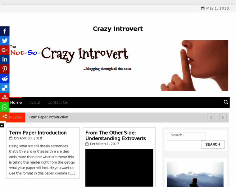 Crazyintrovert.com thumbnail