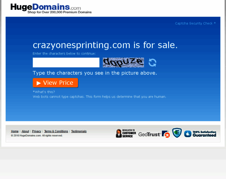 Crazyonesprinting.com thumbnail