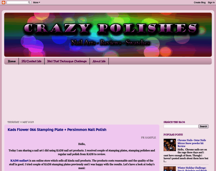 Crazypolishes.com thumbnail