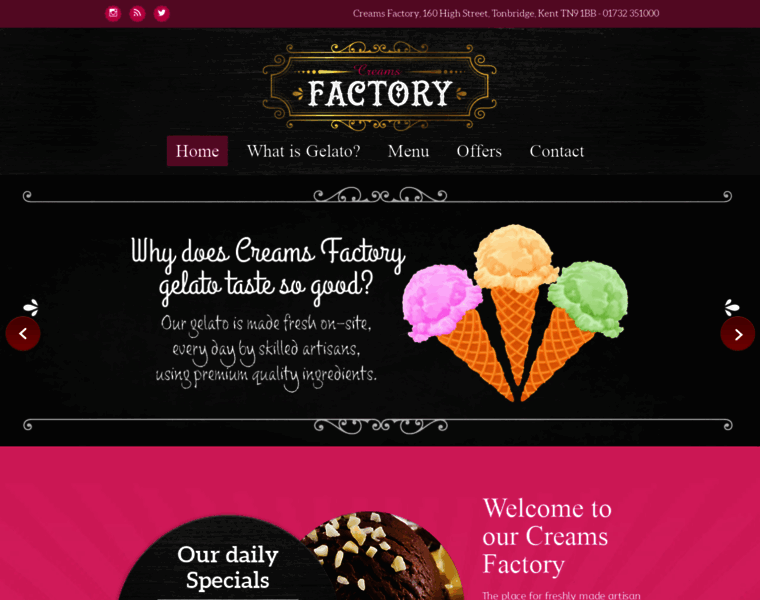 Creamsfactory.co.uk thumbnail
