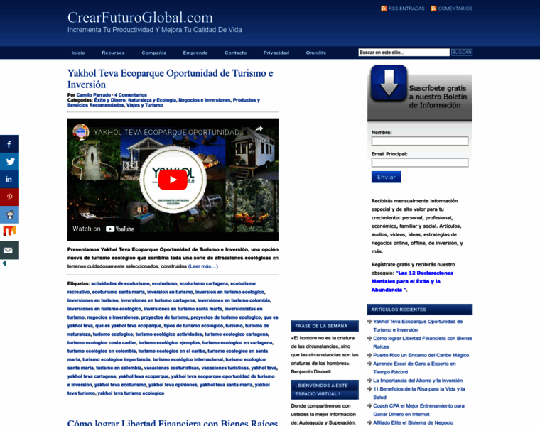 Crearfuturoglobal.com thumbnail