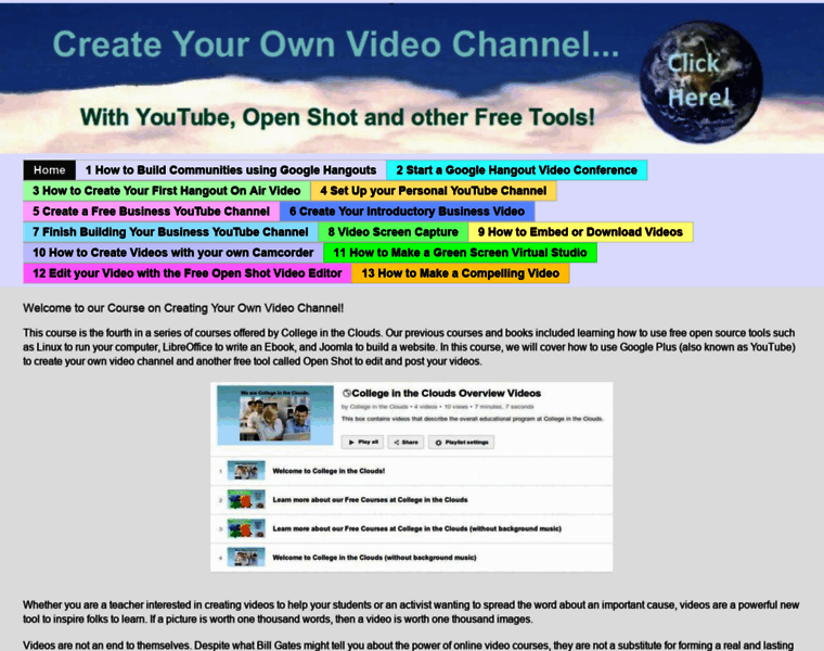 Createyourownvideochannel.org thumbnail