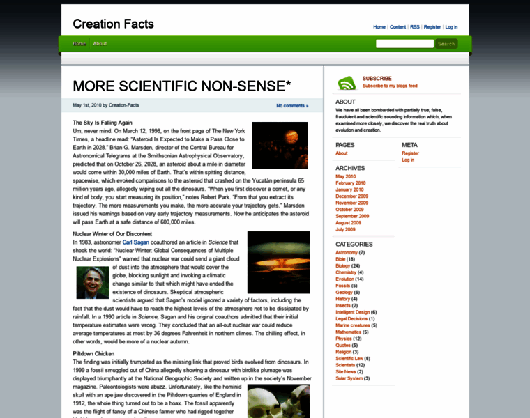 Creation-facts.org thumbnail