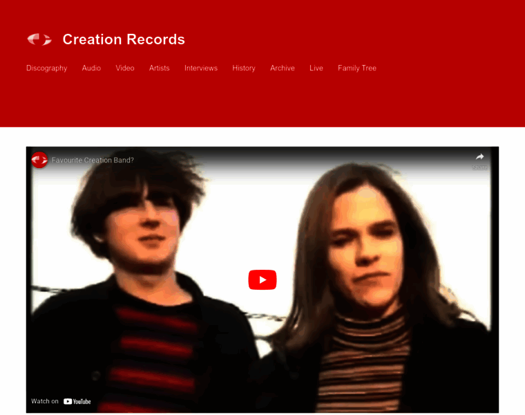 Creation-records.com thumbnail