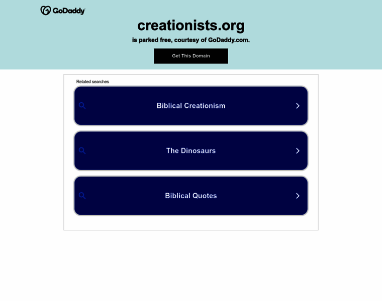 Creationists.org thumbnail