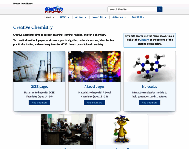 Creative-chemistry.org.uk thumbnail
