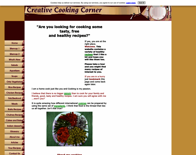 Creative-cooking-corner.com thumbnail