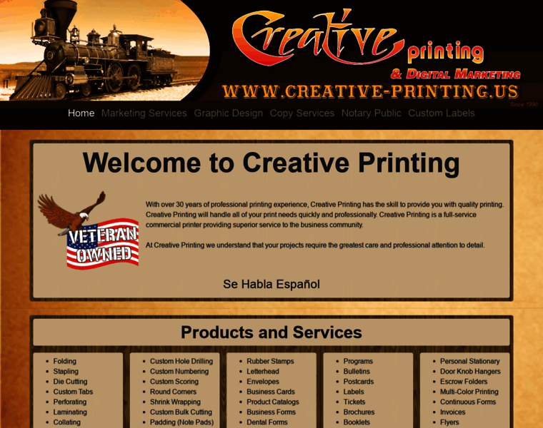 Creative-printing.us thumbnail