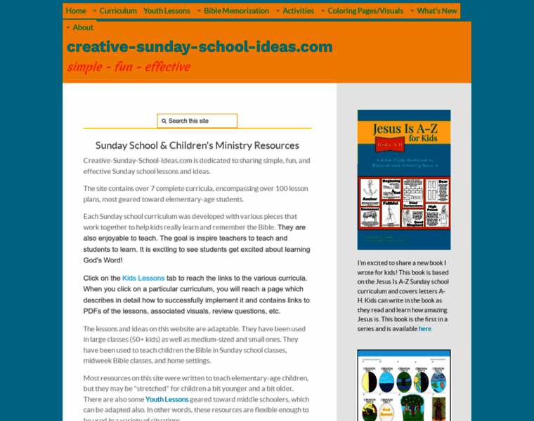 Creative-sunday-school-ideas.com thumbnail