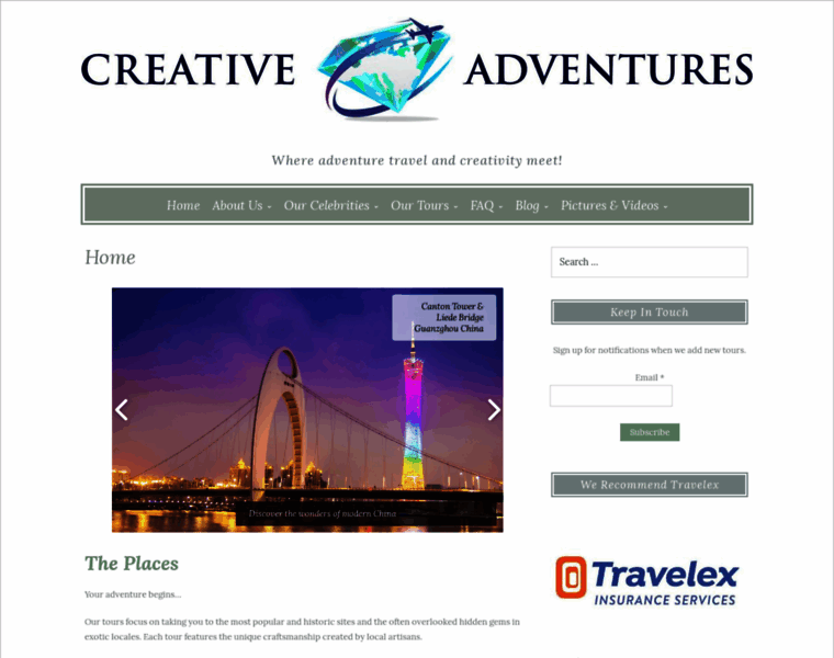 Creativeadventurestours.com thumbnail