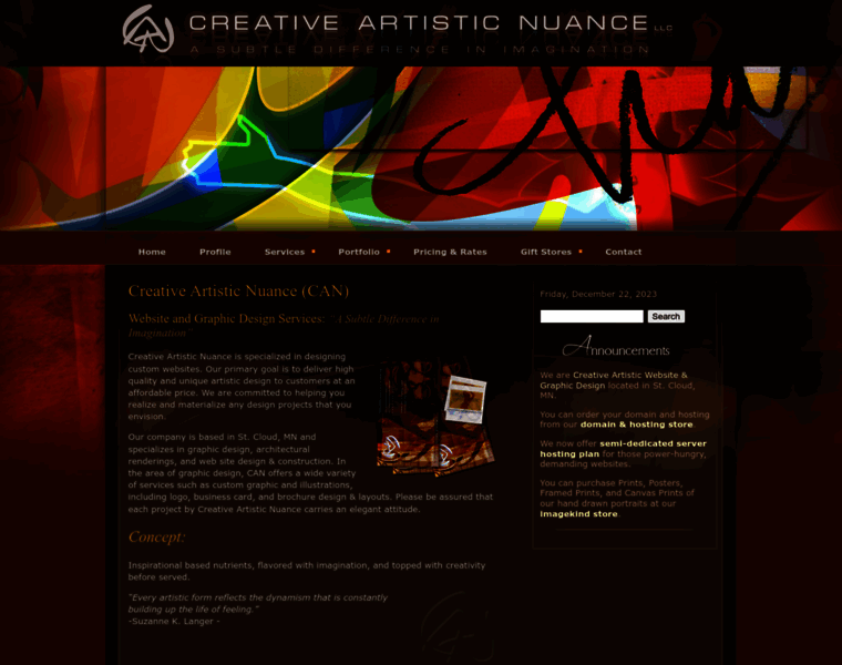 Creativeartisticnuance.biz thumbnail