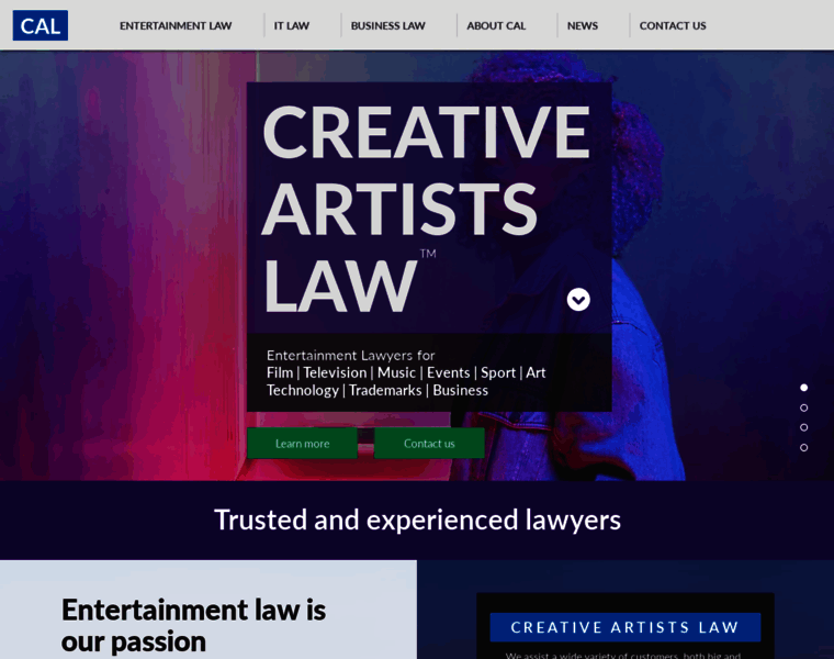 Creativeartistslaw.com.au thumbnail