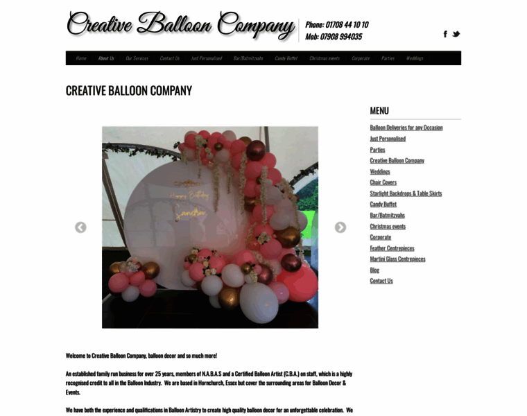 Creativeballoons.co.uk thumbnail