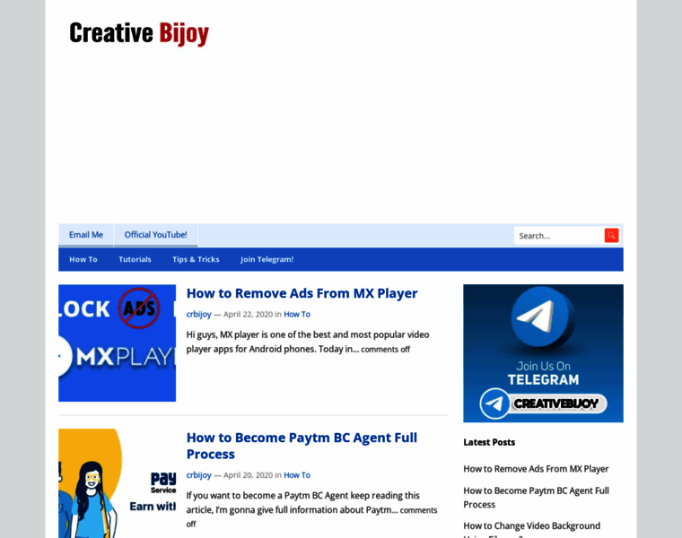Creativebijoy.com thumbnail