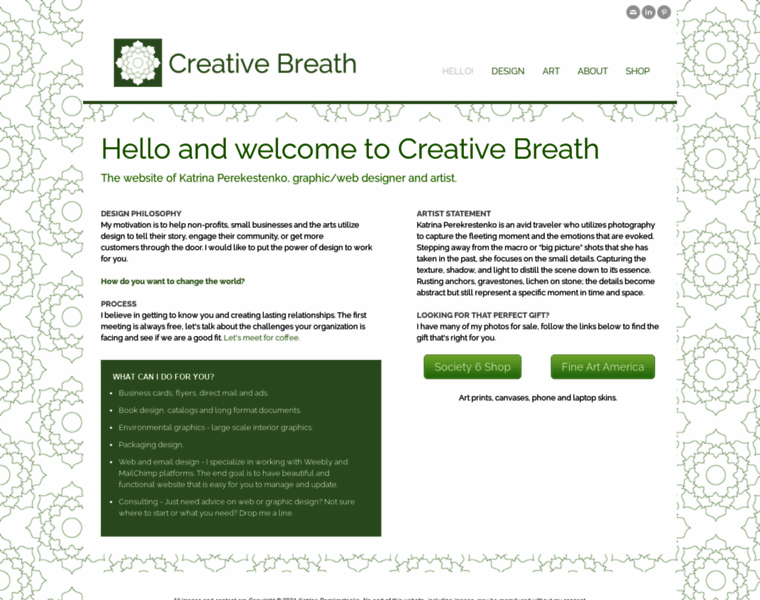 Creativebreath.com thumbnail
