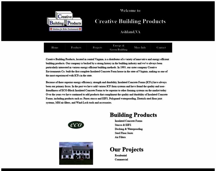 Creativebuildingproducts.com thumbnail