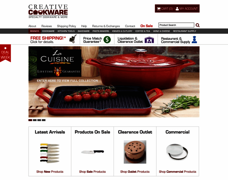 Creativecookware.com thumbnail