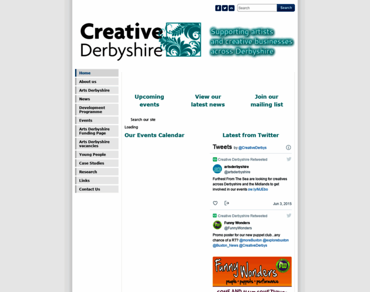 Creativederbyshire.com thumbnail