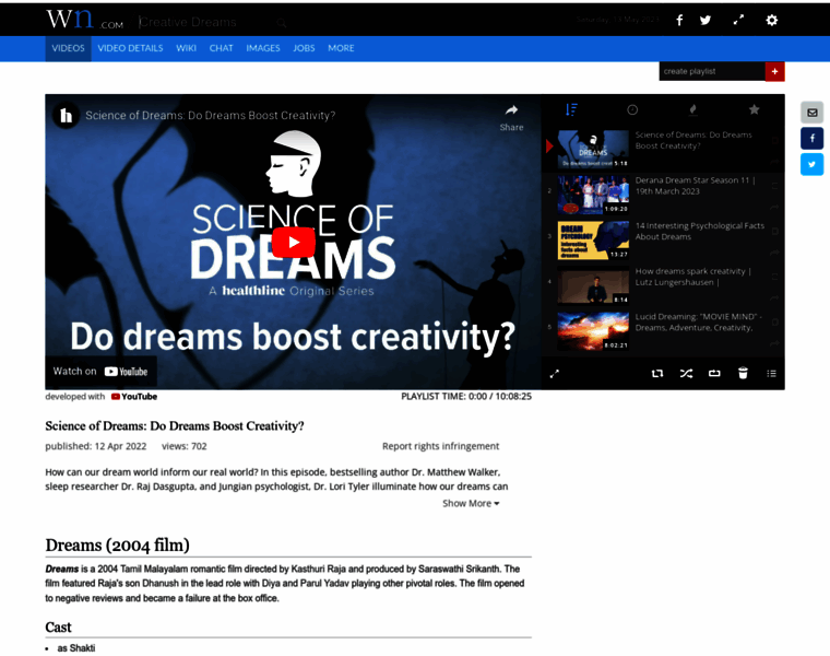 Creativedreams.com thumbnail