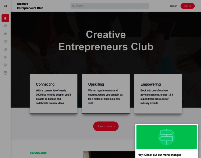 Creativeentrepreneursclub.co.uk thumbnail