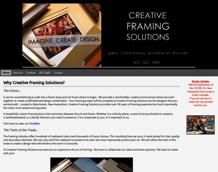 Creativeframingsolutions.com thumbnail
