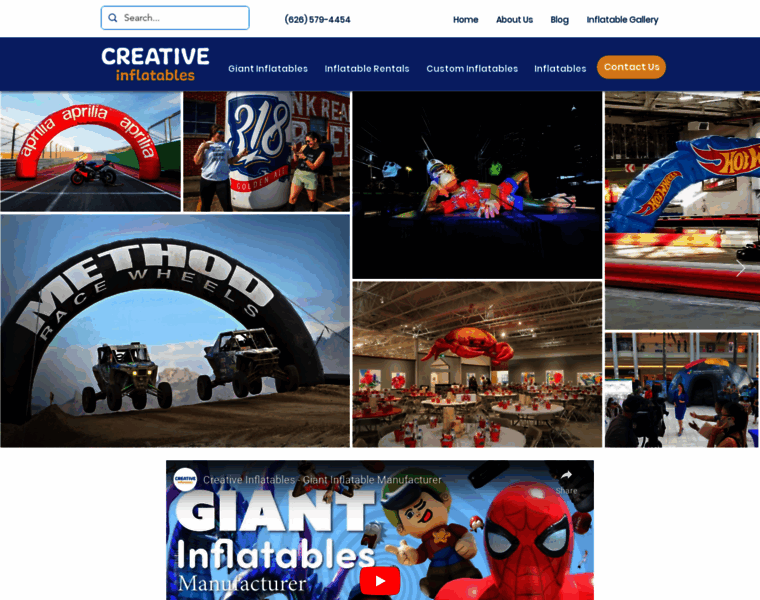 Creativeinflatables.com thumbnail