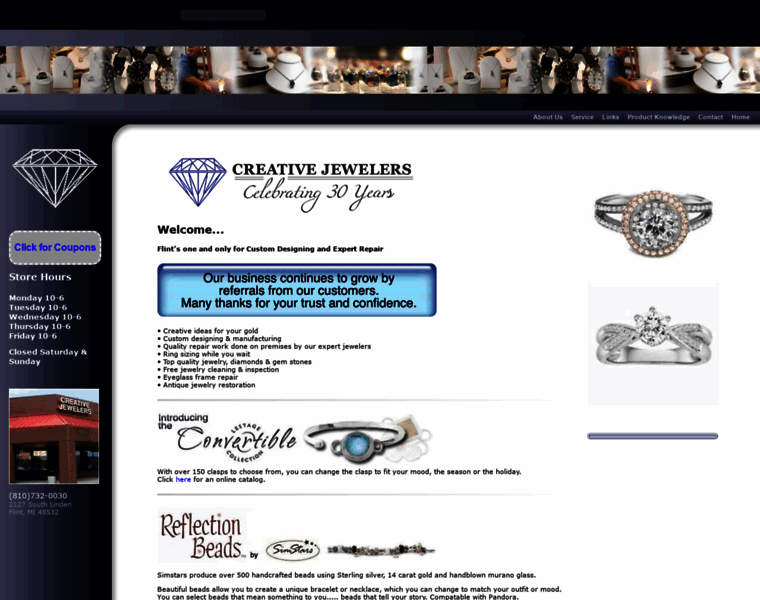 Creativejewelers.net thumbnail