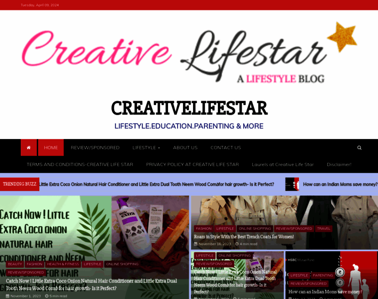 Creativelifestar.com thumbnail